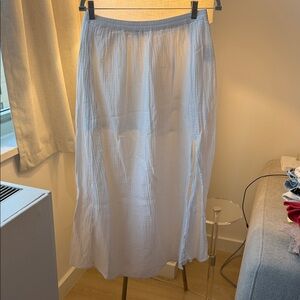 J.Crew White Maxi Skirt